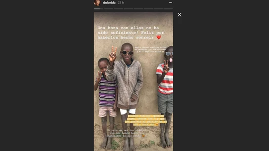 Una de las polémicas fotos de Dulceida en África Una de las polémicas fotos de Dulceida en África