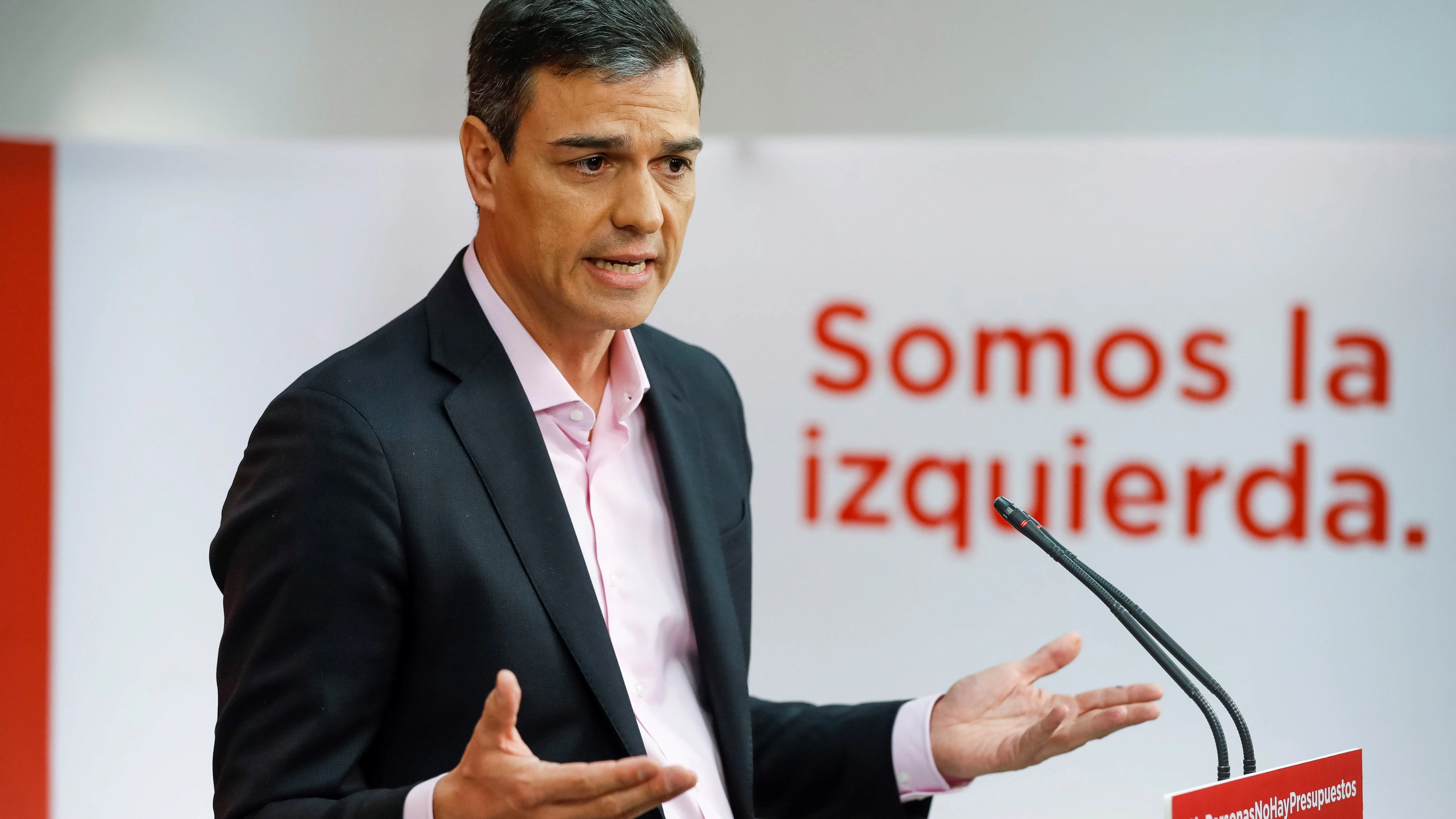 El Secretario General del PSOE, Pedro Sánchez