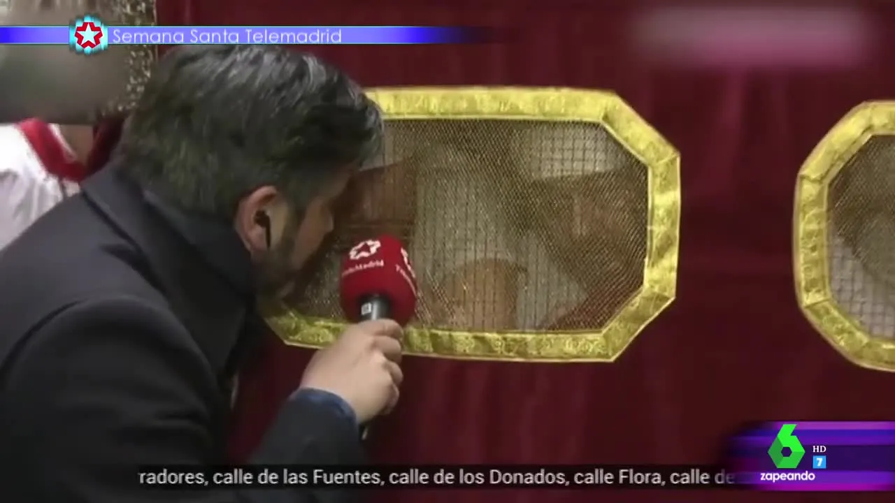 José Antonio Masegosa, en las procesiones de Semana Santa