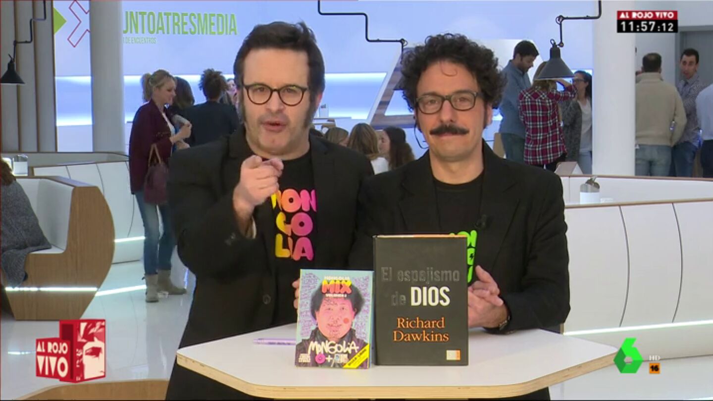 Edu Gal&aacute;n y Dar&iacute;o Adanti, de la Revista Mongolia