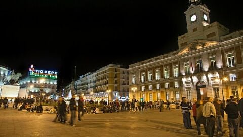 Puerta del Sol por la noche
