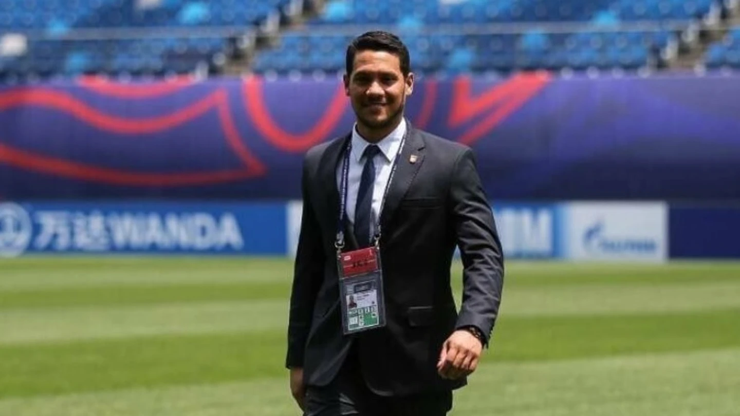 Jesús Guacarán, en un partido de Venezuela Jesús Guacarán, en un partido de Venezuela