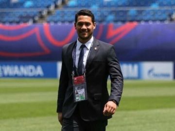 Jesús Guacarán, en un partido de Venezuela Jesús Guacarán, en un partido de Venezuela