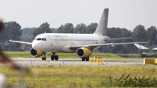 Un avión de Vueling Un avión de Vueling