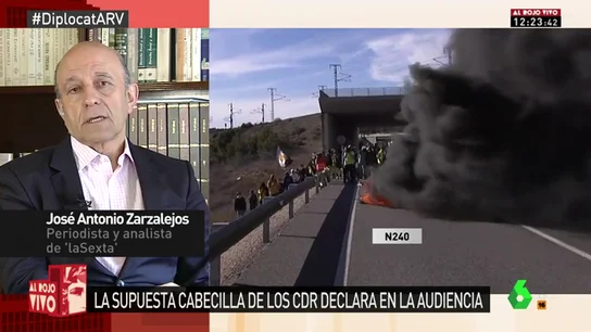 José Antonio Zarzalejos: "Lo que hacen los CDR no es terrorismo, son actos vandálicos" José Antonio Zarzalejos: "Lo que hacen los CDR no es terrorismo, son actos vandálicos"
