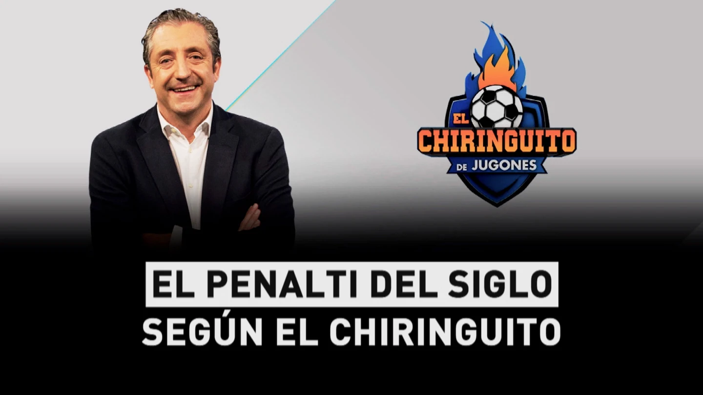 El penalti, según el Chiringuito El penalti, según el Chiringuito