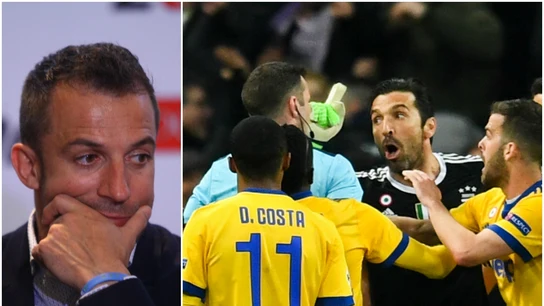 Del Piero habla sobre la expulsión de Buffon Del Piero habla sobre la expulsión de Buffon
