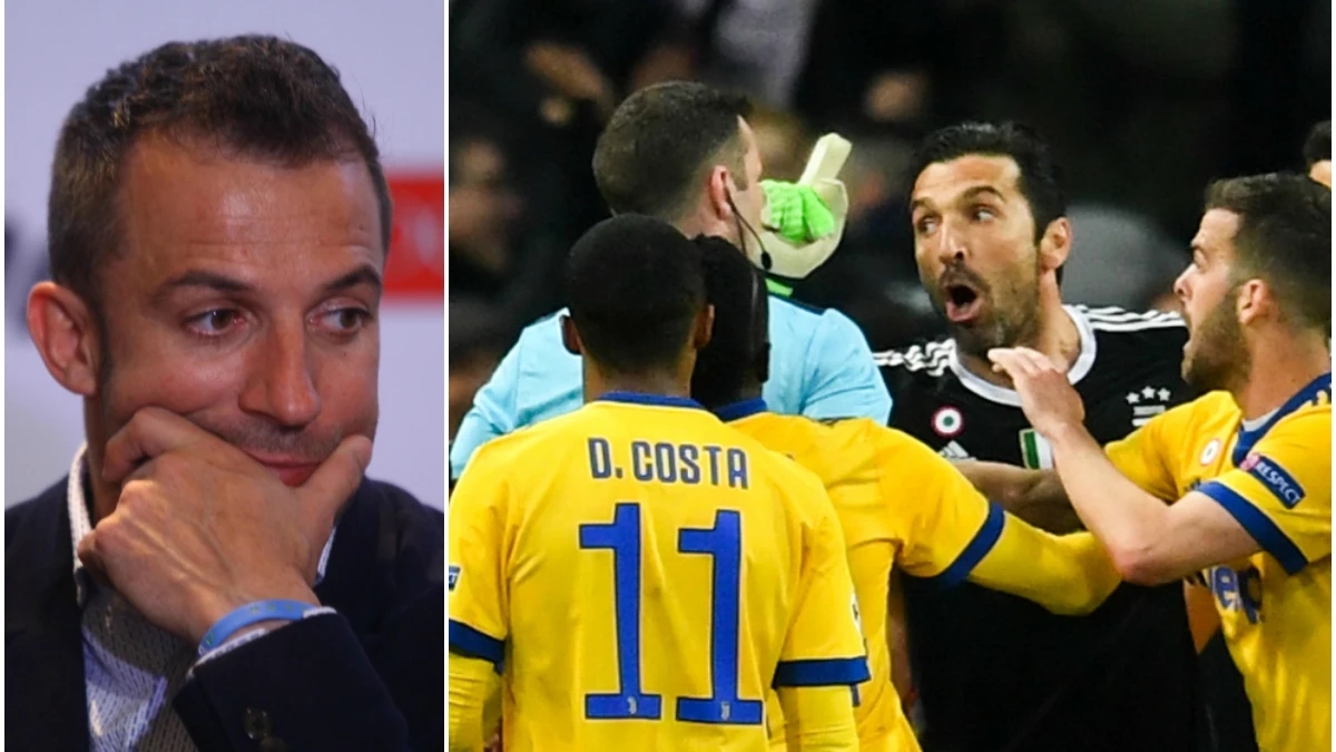Del Piero habla sobre la expulsión de Buffon