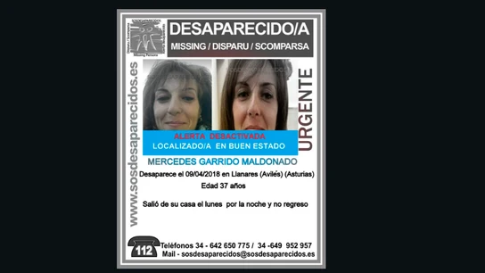 Aparece en buen estado Mercedes Garrido Aparece en buen estado Mercedes Garrido