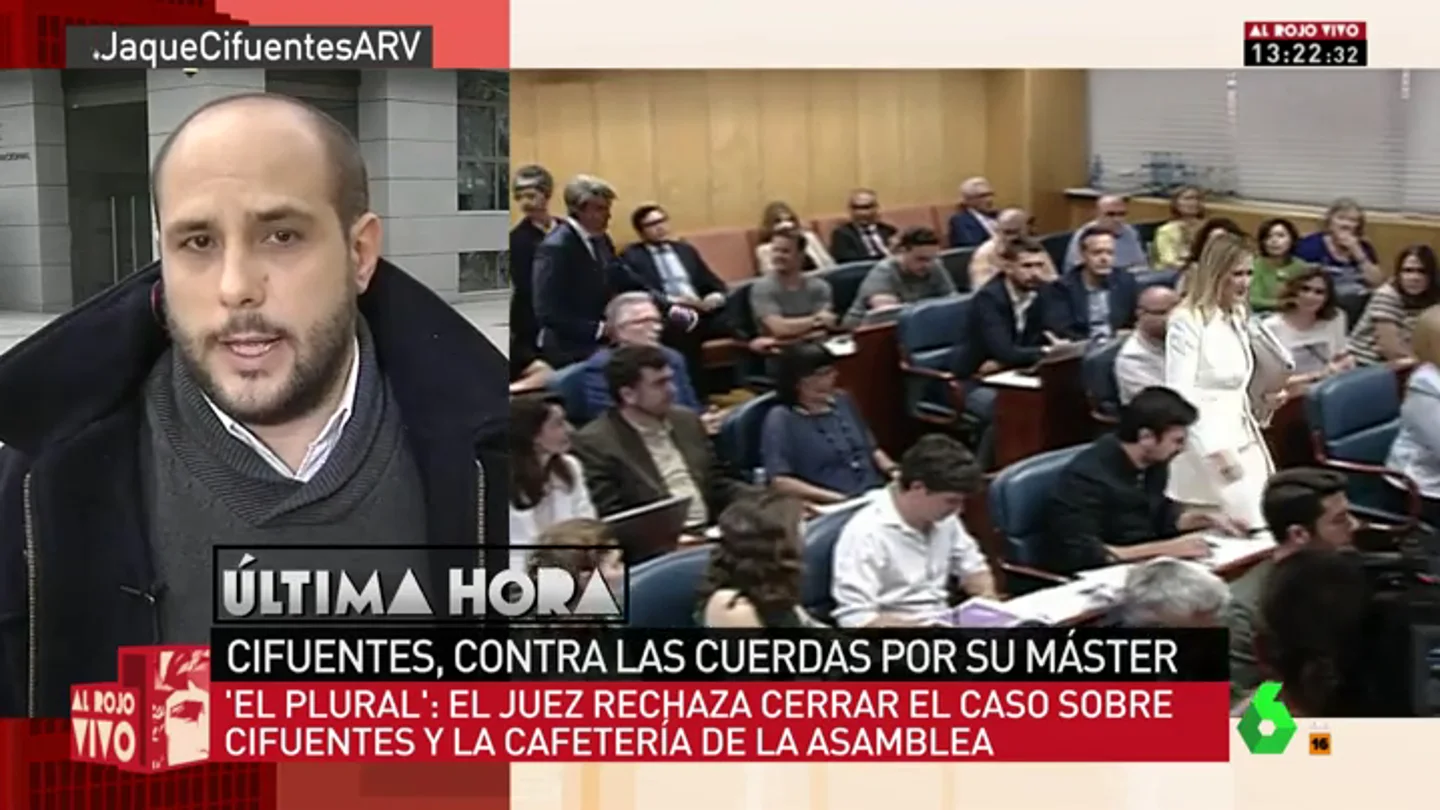 El juez rechaza cerrar el caso sobre Cifuentes y la cafetería de la Asamblea: "Por si no tenía suficiente con el máster" El juez rechaza cerrar el caso sobre Cifuentes y la cafetería de la Asamblea: "Por si no tenía suficiente con el máster"