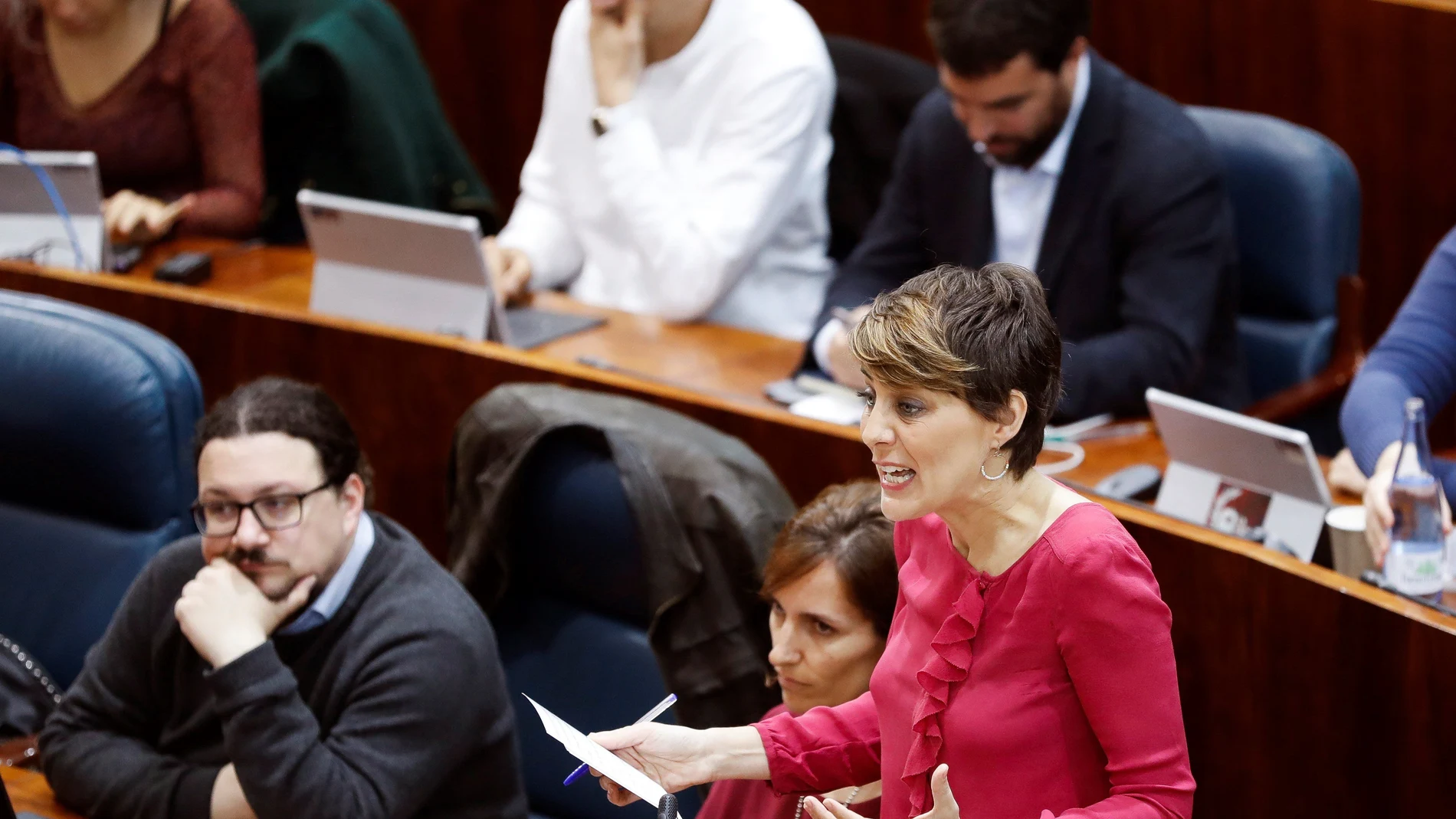 La portavoz del Grupo Parlamentario Podemos, Lorena Ruiz-Huerta