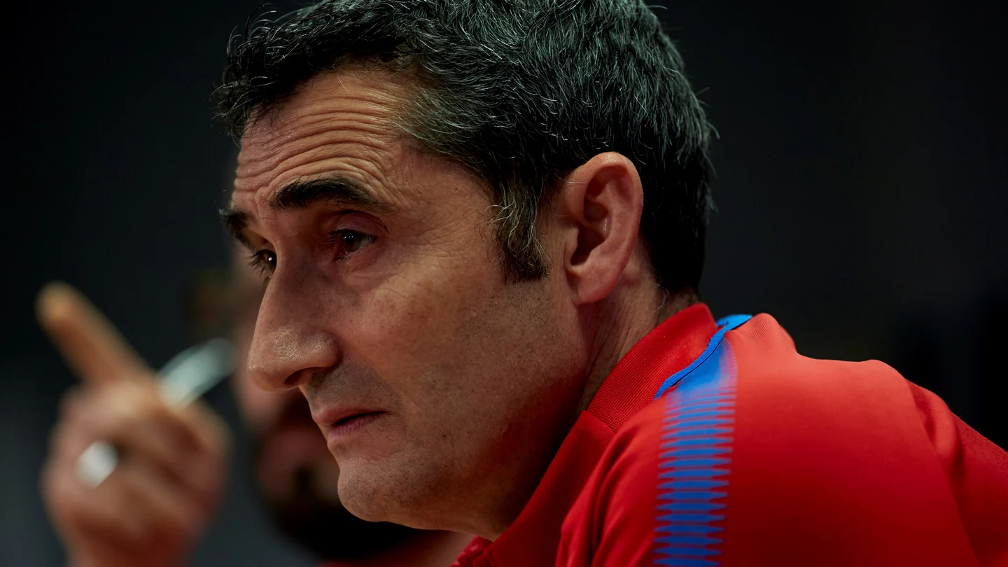 Ernesto Valverde, en rueda de de prensa Ernesto Valverde, en rueda de de prensa