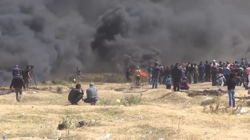 Un muerto y casi 200 heridos en el tercer viernes de protestas en Gaza Un muerto y casi 200 heridos en el tercer viernes de protestas en Gaza