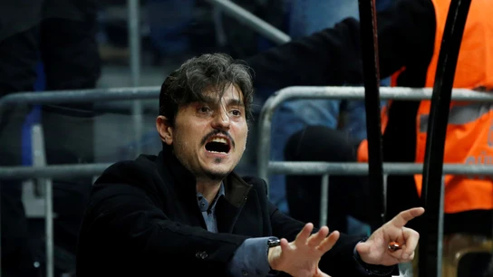 Giannakopoulos, durante un partido del Panathinaikos Giannakopoulos, durante un partido del Panathinaikos