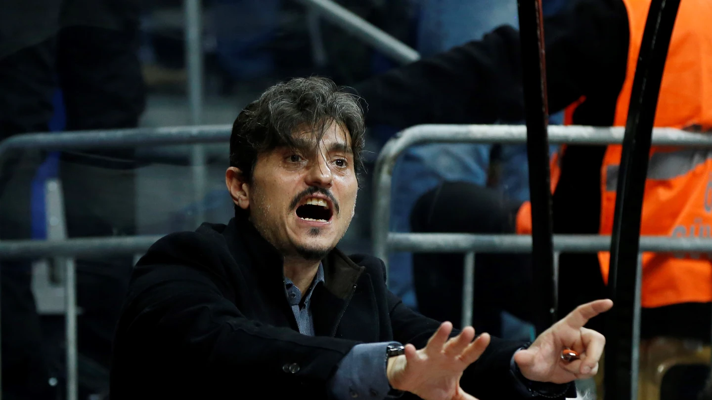 Giannakopoulos, durante un partido del Panathinaikos Giannakopoulos, durante un partido del Panathinaikos