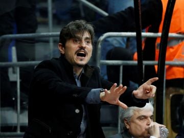 Giannakopoulos, durante un partido del Panathinaikos Giannakopoulos, durante un partido del Panathinaikos