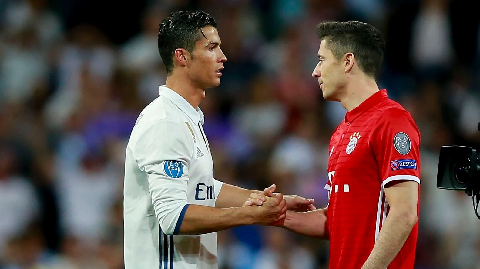 Cristiano Ronaldo y Lewandowski