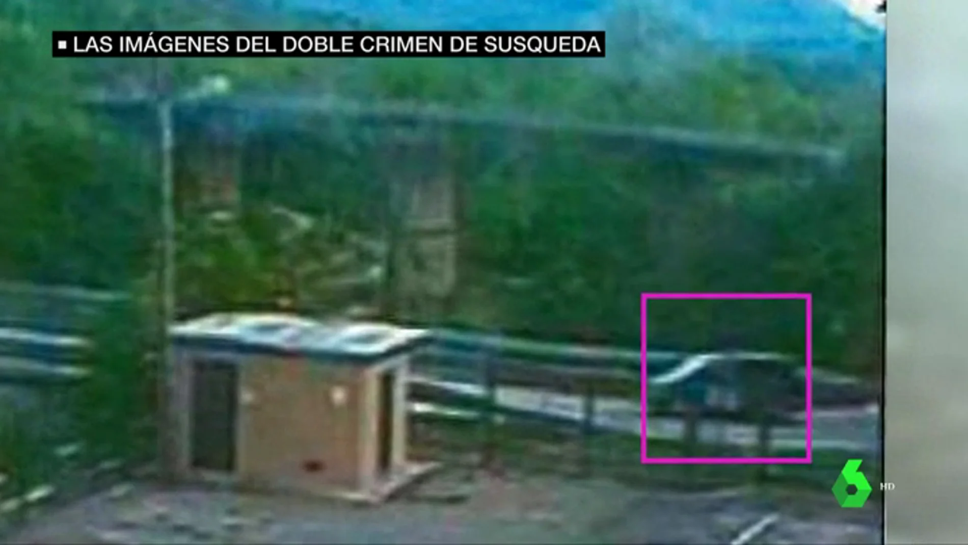 Las imágenes que sitúan a Jordi Magentí en el pantano de Susqueda donde fueron asesinados Marc y Paula