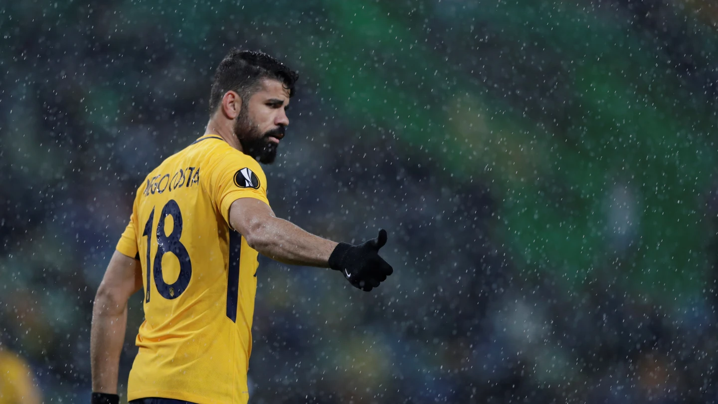 Diego Costa, en el partido ante el Sporting de Portugal Diego Costa, en el partido ante el Sporting de Portugal