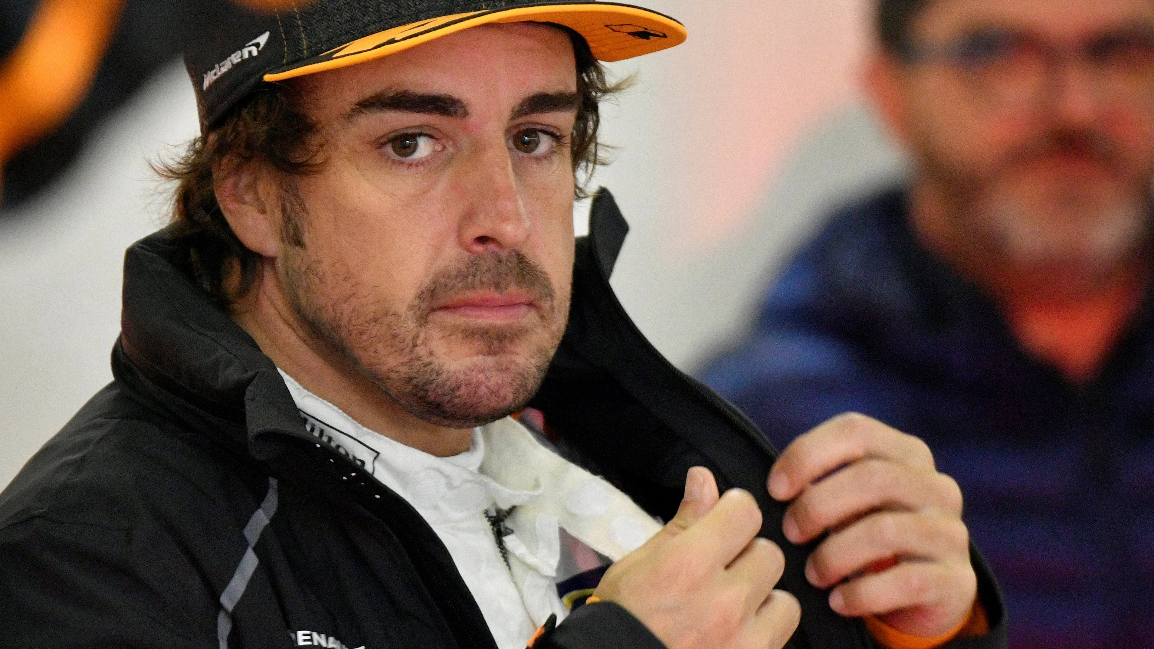 Fernando Alonso, durante los entrenamientos libres de China