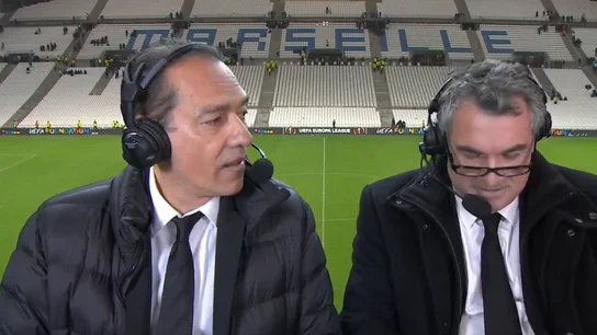 El comentarista Denis Balbir, tras el Marsella - Leipzig El comentarista Denis Balbir, tras el Marsella - Leipzig
