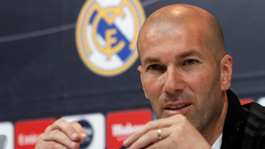 Zinedine Zidane, en rueda de prensa Zinedine Zidane, en rueda de prensa