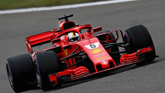 Vettel, en China Vettel, en China