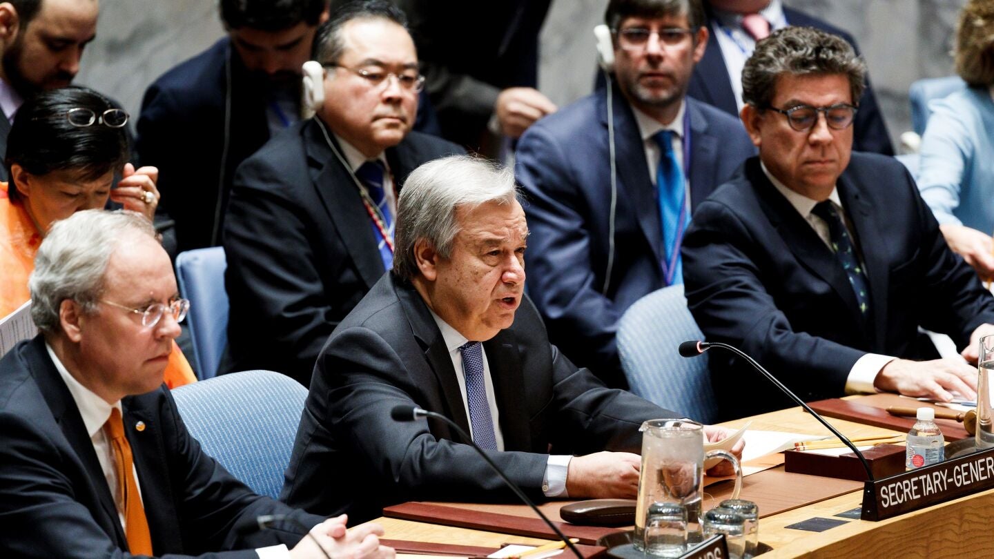 El secretario general de las Naciones Unidas, Antonio Guterres
