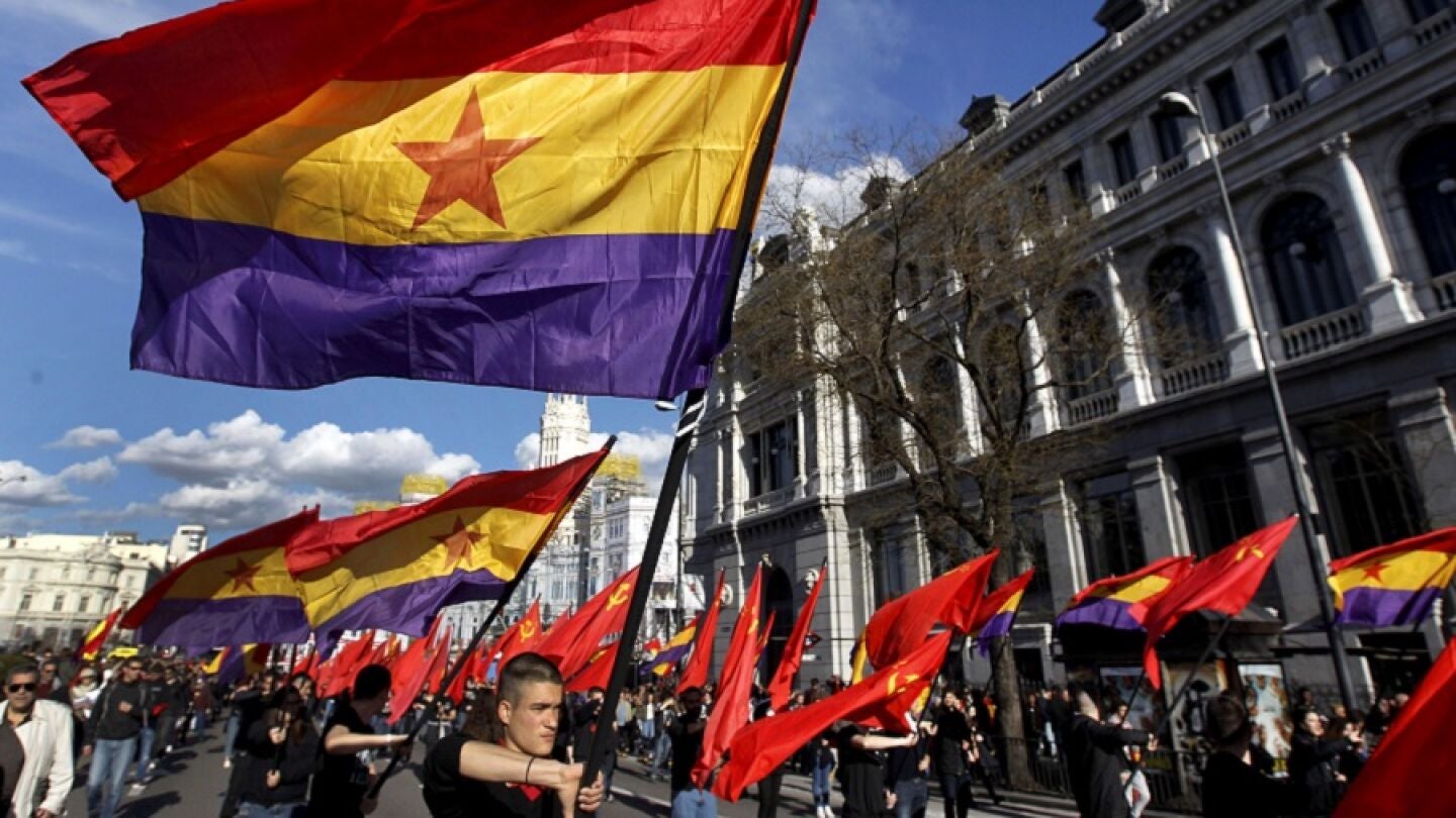Manifestaci&oacute;n en Madrid por la Segunda Rep&uacute;blica