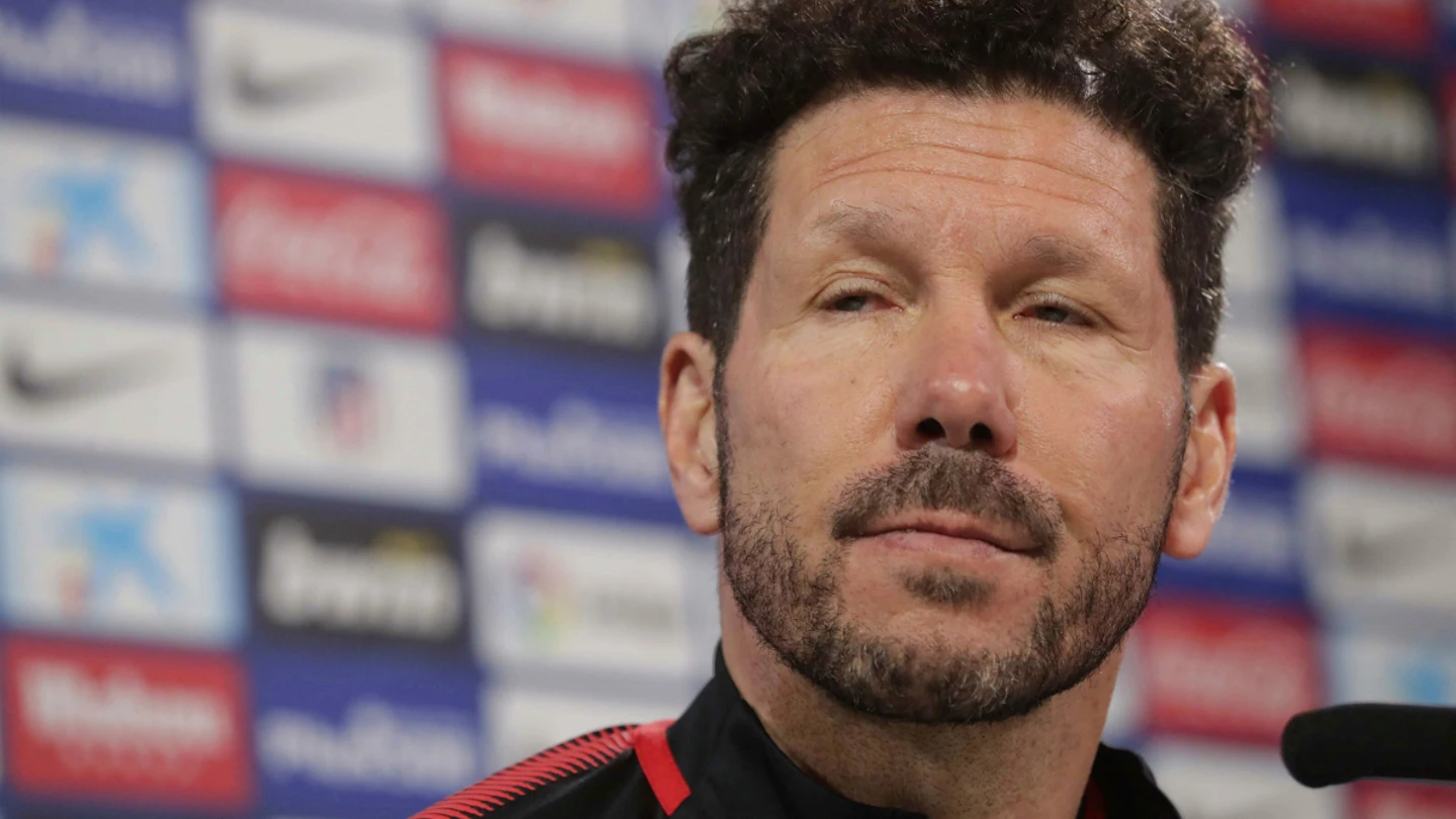 Diego Simeone, en rueda de prensa Diego Simeone, en rueda de prensa