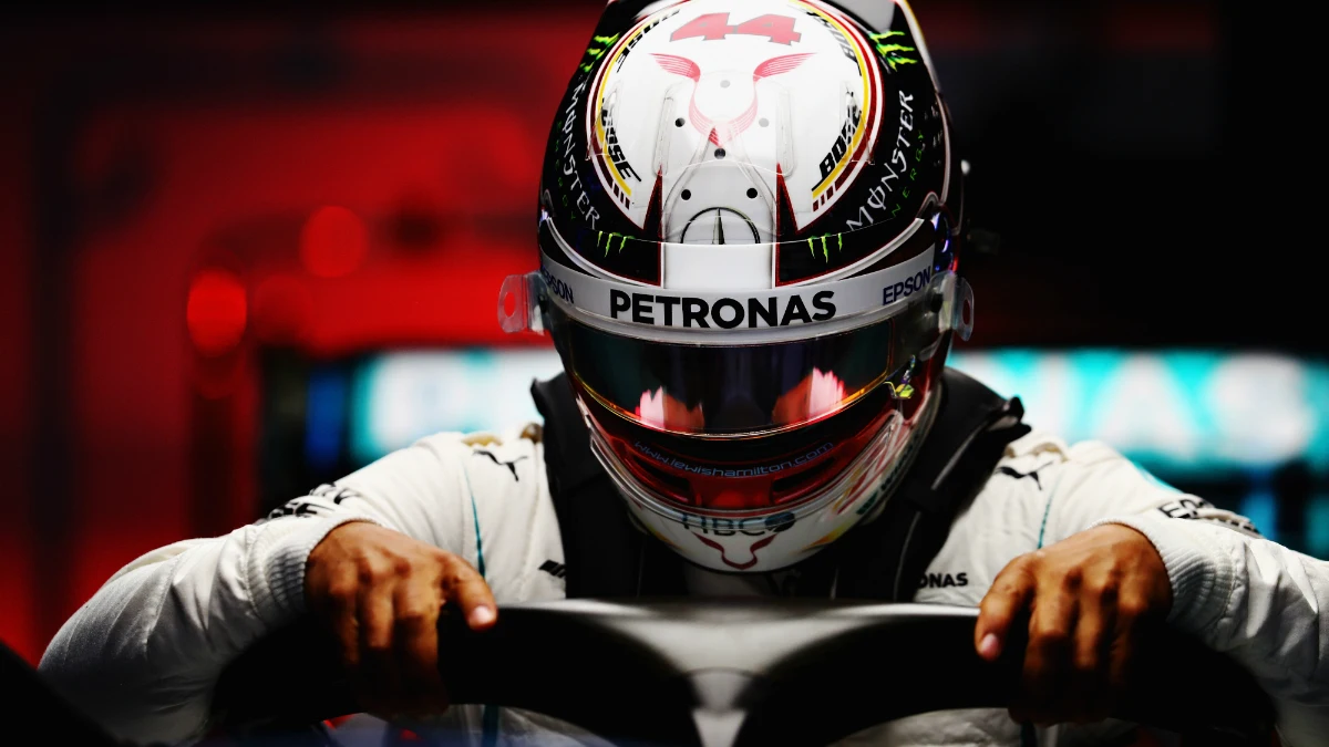 Hamilton, a bordo del Mercedes