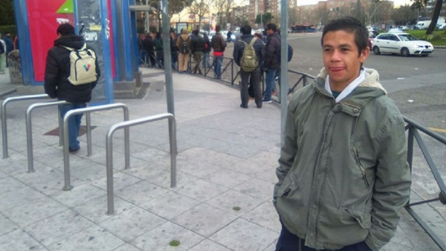 Eduardo, migrante argentino