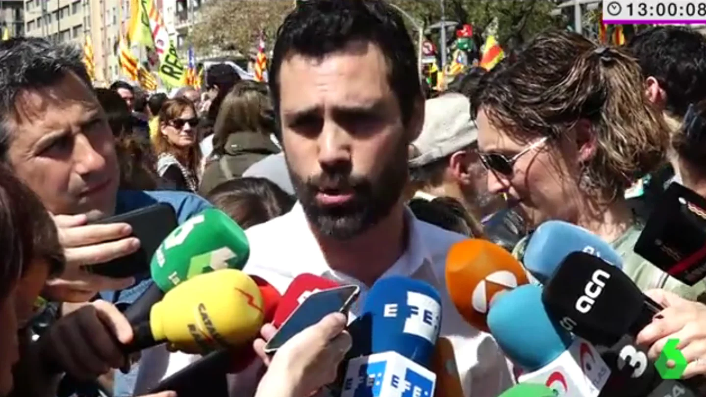 El presidente del Parlament catalán, Roger Torrent El presidente del Parlament catalán, Roger Torrent