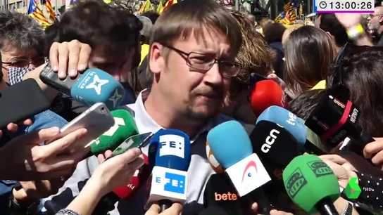 El diputado de Catalunya En Comú-Podem, Xavier Domènech El diputado de Catalunya En Comú-Podem, Xavier Domènech
