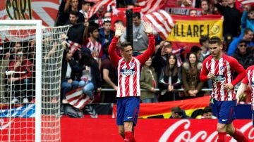 Fernando Torres celebra su gol ante el Levante