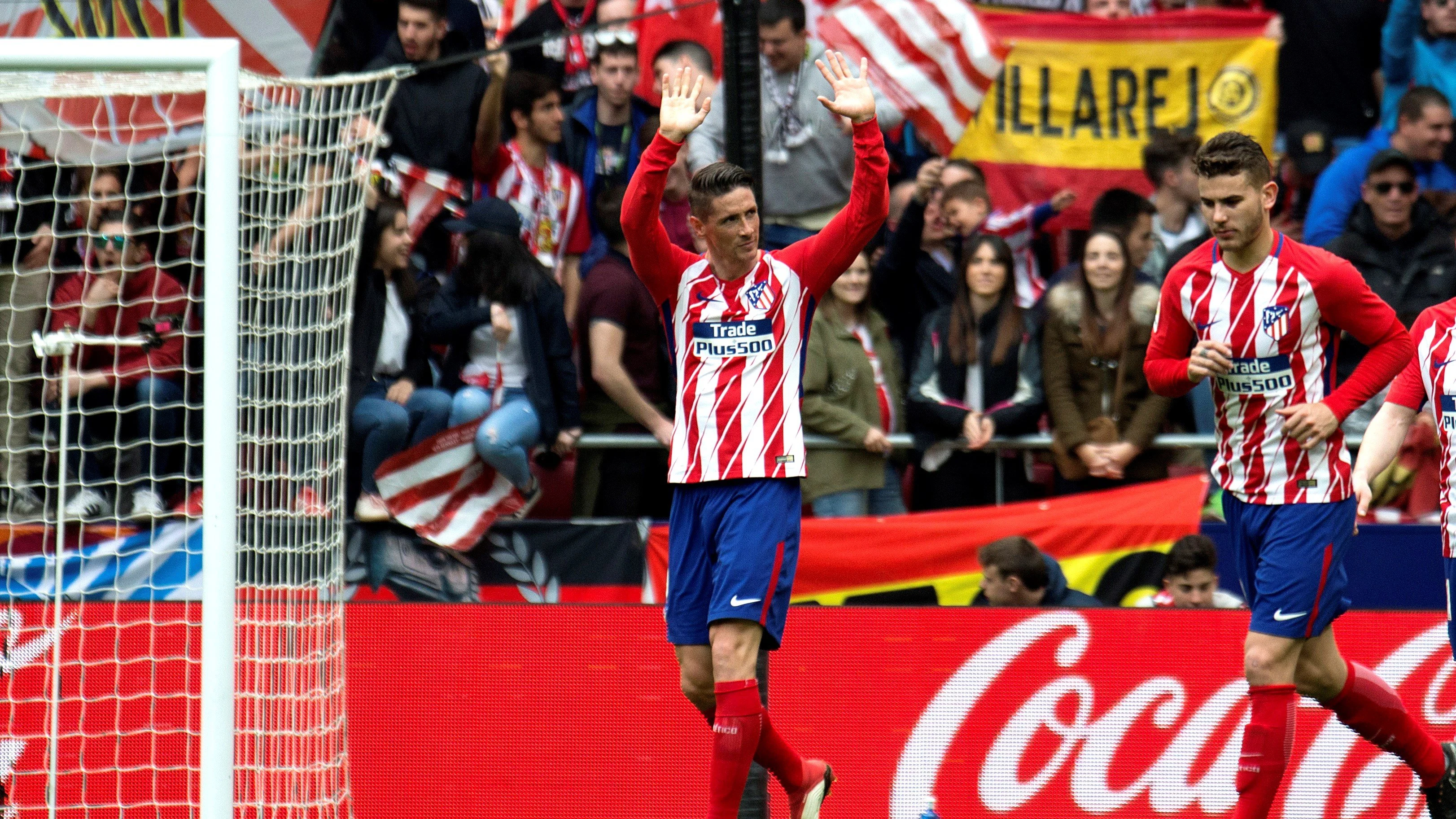 Fernando Torres celebra su gol ante el Levante