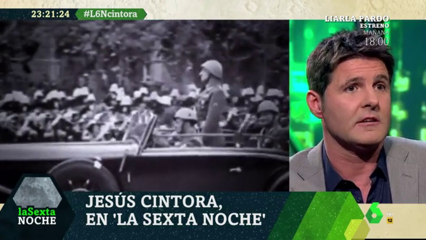 El periodista Jes&uacute;s Cintora, en laSexta Noche