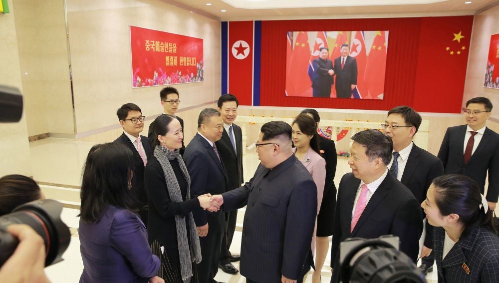 Kim Jong-un recibe a delegación china