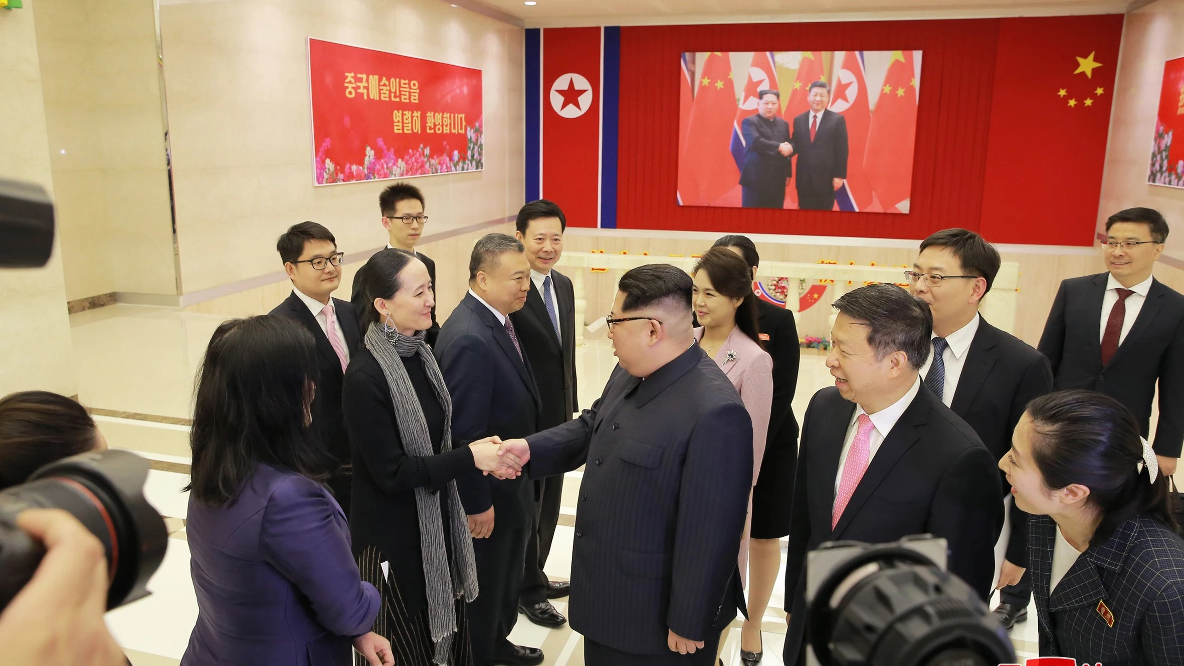 Kim Jong-un recibe a delegación china