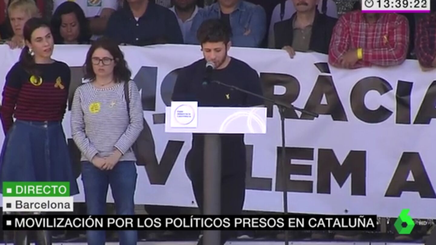 Oriol S&agrave;nchez, hijo de Jordi S&agrave;nchez
