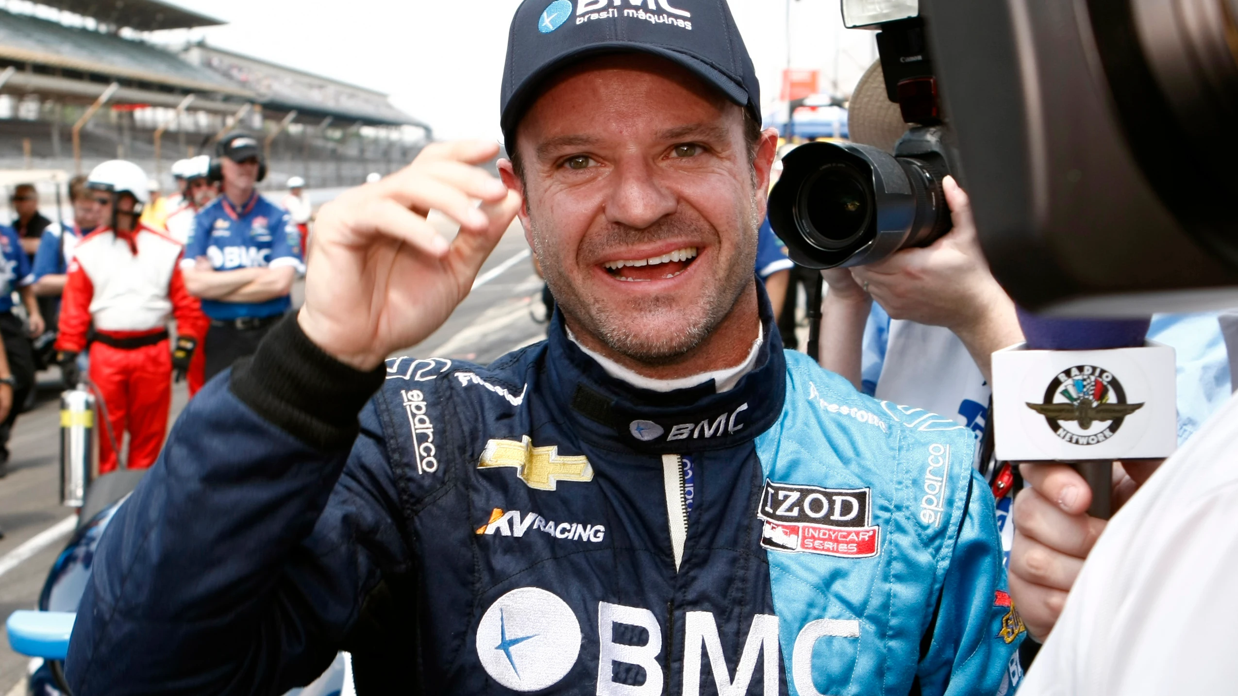 Barrichello, durante una carrera en 2012