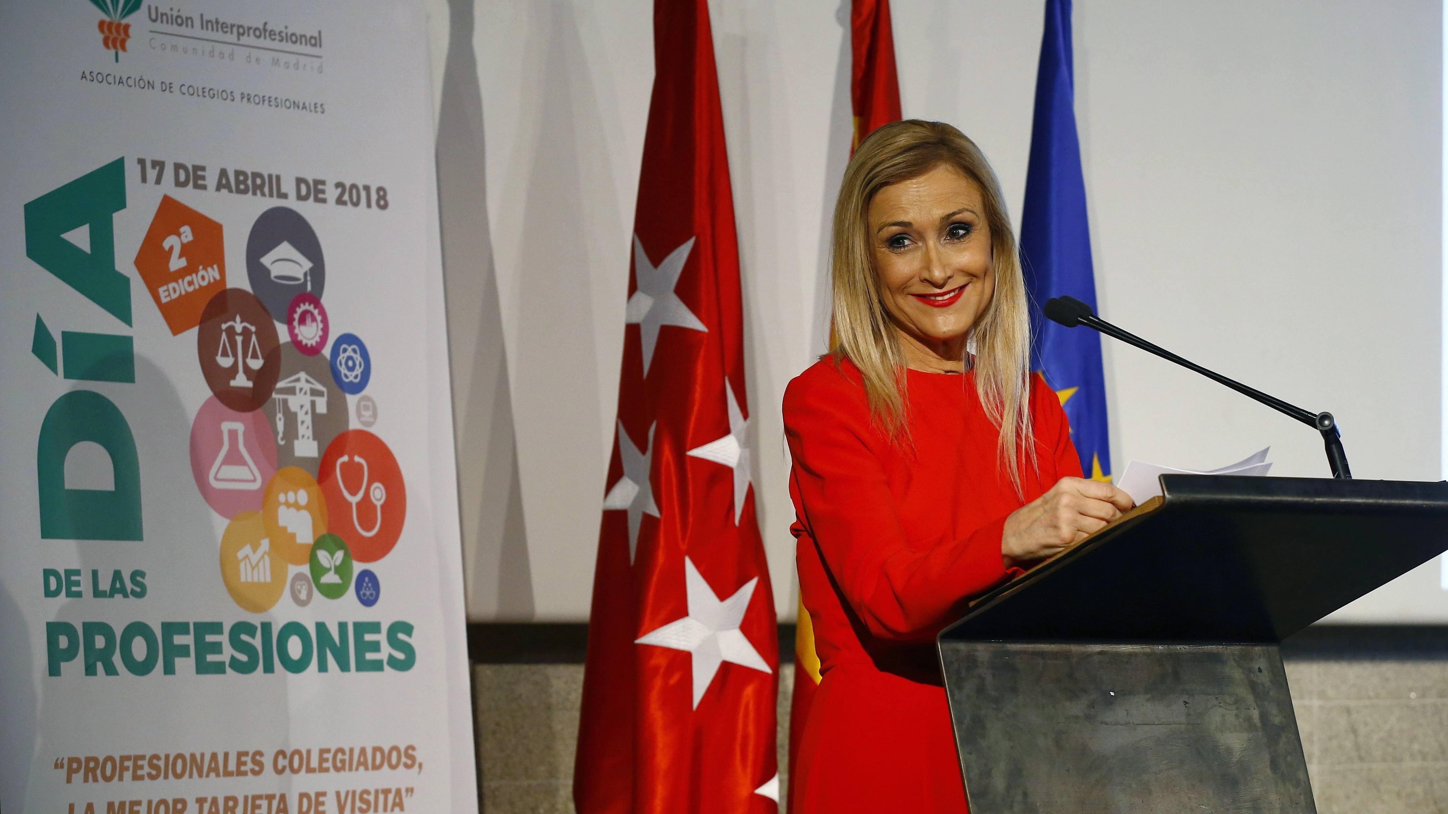 La presidenta madrileña, Cristina Cifuentes