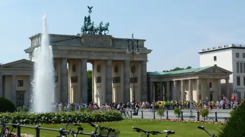 Puerta de Brandeburgo en Berlín Puerta de Brandeburgo en Berlín