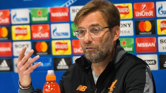 Klopp, durante una rueda de prensa Klopp, durante una rueda de prensa