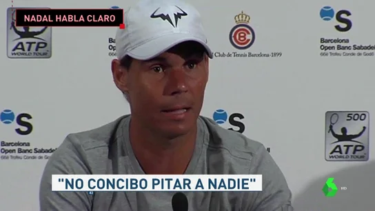 Nadal, sobre los pitos al himno: "Respeto el sentimiento de la gente que pita, pero no lo comparto" Nadal, sobre los pitos al himno: "Respeto el sentimiento de la gente que pita, pero no lo comparto"