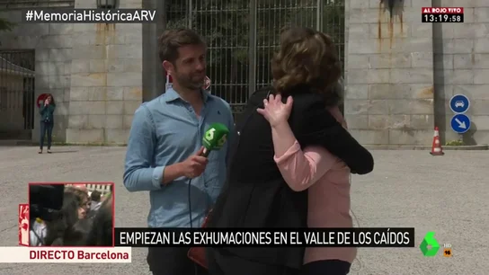 Purificación Lapeña y Rosa Gil en las inmediaciones del Valle de los Caídos Purificación Lapeña y Rosa Gil en las inmediaciones del Valle de los Caídos