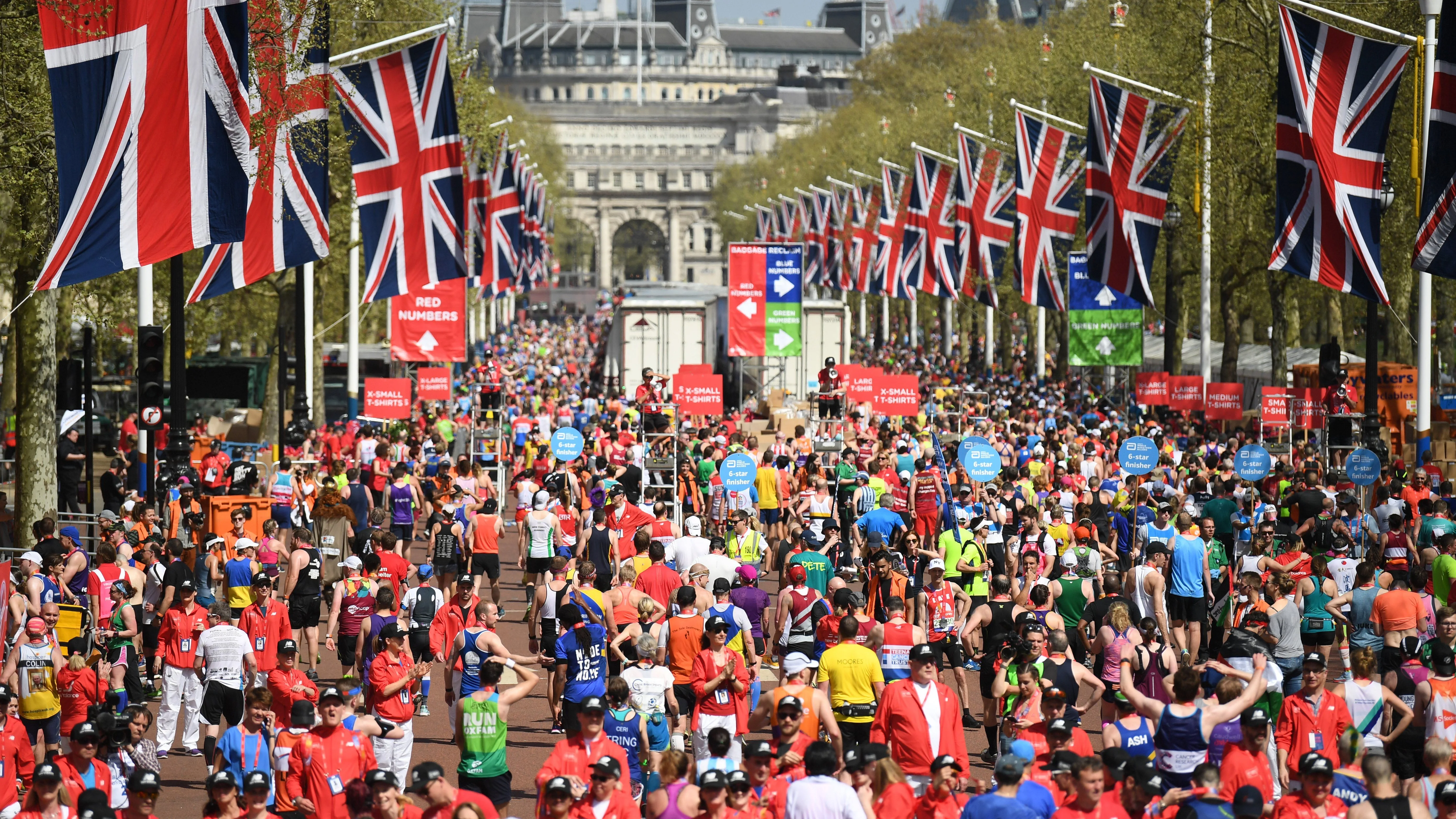 Imagen del Maratón de Londres de 2018