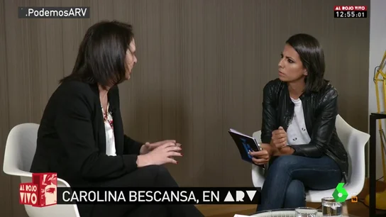 La diputada de Unidos Podemos Carolina Bescansa La diputada de Unidos Podemos Carolina Bescansa