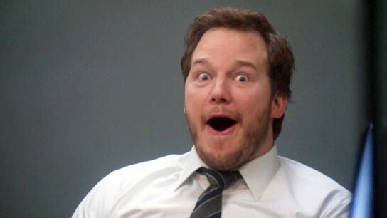 Chris Pratt sorprendido