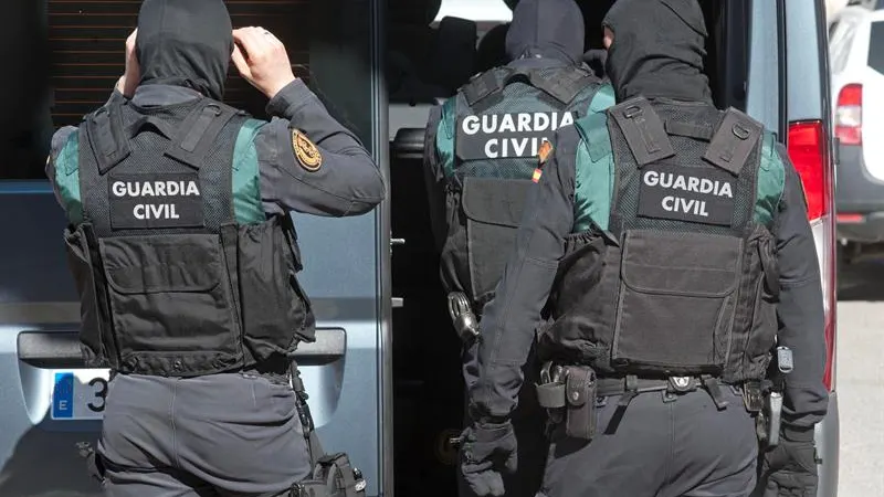 Foto de archivo de agentes de la Guardia Civil